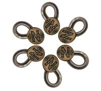 Weddecor 17mm Non Coudre Élastique Ressort Laiton Ceinture Bouton Extension Fort Réglable Rétractable Snap Bouton Étendu Boutons pour Hommes Jean Chemises Peintures Pantalon Femme Jupe Maternité Robes