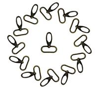 Weddecor 25mm Homard Griffe Pivotant Trigger Pinces Porte-Mousqueton Sac Fermoirs Doré, Durable, Léger pour Sangle Sangles, Sac à Dos, Fermoir Sangle, Animal Colliers et Sac Accessoires, 2pcs - Bronze