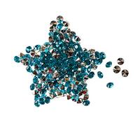 WedDecor 4.5mm Vert Pomme Décorations de Table Acrylique Diamant Cristaux Confettis pour Décoration de Mariage, Vase Remplisseur, Table Centerpiece, 2000 Pièces - Argent Bleu Turquoise, 4.5mm