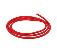 WedDecor 4mm Large Rond Élastique Corde Corde Choc Cordon Fil Câble à Nouer pour Perles Bijoux Cordon, Bâche,Cheveux Liens, DIY Loisirs Créatifs Bracelets Colliers, Motif Jacquard - Rouge, 1 Metre