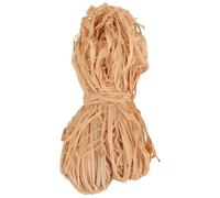 WedDecor 50 g de fil de ruban raphia naturel épais pour loisirs créatifs, emballage cadeau, fleuristerie, paniers de Pâques, emballages de Noël, décoration d'Halloween et accessoire d'emballage