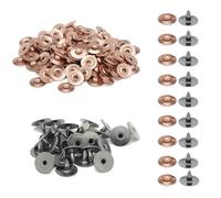 WedDecor 7mm Jean Rivet - Cuivre, Pack of 50