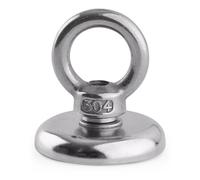 WedDecor Aimants de pêche - Mandrin de levage de 32 mm - Aimant en néodyme - 20 kg - Crochet magnétique N35 - Force de traction durable - Pour la récupération sous-marine, la chasse au trésor, le