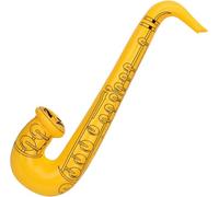 WedDecor Ballon gonflable pour guitare, saxophone, accessoires d'instruments de musique pour enfants et adultes, décoration de fête, enterrement de vie de jeune fille, 1 pièce, jaune