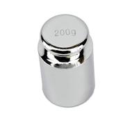 WedDecor Calibrage Pesage Outil Nickel Plaqué Haute Précision Poids pour Calibrating Électronique, Analogique Pesage Joaillerie Numérique Poche Balance - Argent, 200g