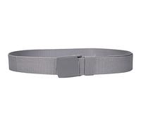 WedDecor Ceinture en nylon de style militaire, ceinture en toile de 3,8 cm avec boucle à rabat en plastique, ceinture de combat pour pantalon cargo, sports de plein air, gris