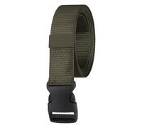 WedDecor Ceinture en toile de nylon de style militaire, 3,8 cm avec boucle en ceinture tactique pour usage militaire, sports de plein air, Vert,