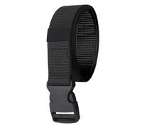 WedDecor Ceinture en toile de nylon de style militaire, 3,8 cm avec boucle en ceinture tactique pour usage militaire, sports de plein air, Noir,