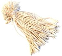 Weddecor Coton Hang Étiquette Avec Balle Fermoir Corde Cordon Verrou Pour SécuriséÉtiquettes Prix Étiquettes au Détail Vêtements Mode Habillements Emballage,20cm,100pcs - Beige, 20cm