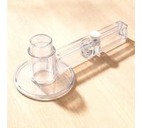 WedDecor Coupe-cercle rotatif transparent pour la fabrication de badges et broches, outil de découpe de papier photo rond réglable de 44 mm à 170 mm