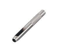 WedDecor Creux Cuir Trou Perceuse Résistant Acier Solide Métal Feuille Pelleterie Synthétique Joint Caoutchouc Fin Aluminium Laiton Pince Outils Coupeurs Frapper - Argent, 10mm