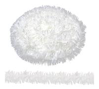 WedDecor Guirlande de Noël Blanche 1,8 m pour Décorations de Sapin, Guirlande Épaisse pour Événements, Fournitures de Fête - Lot de 1