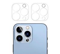 WedDecor Lot de 2 protections d'objectif d'appareil photo pour iPhone 13 Pro (6,1") et iPhone 13 Pro Max (6,7"), verre trempé 9H, ultra fin et résistant aux rayures, compatible avec les coques, mode