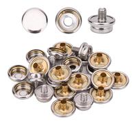 WedDecor Machine Vis Presse Clous, Pression Attaches avec Vis, Vis Fermoirs pour Vans Aménagés, Caravane, Auvents, Canapés, Enfant Siège, Machines Housses - Vis Longueur (5mm), Set of 50