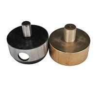 WedDecor Matrices de découpe à trou creux à base dorée 40 mm pour presse à main DK98 Projets de bricolage, fixation et fixation de vêtements, projets de bricolage, artisanat d'art, maroquinerie