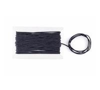 Weddecor Nylon Tressé Cordon 1.2 mm Paracord Satin Entortillé Synthétique Corde Queue de Rat Cordons pour Artisanat, Perlage, Macramé, Gland,DIY Projets, Accessoires, 10M - Bleu Marine, 10M