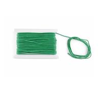 Weddecor Nylon Tressé Cordon 1.5 mm Paracord Satin Entortillé Synthétique Corde Queue de Rat Cordons pour Artisanat, Perlage, Macramé, Gland,DIY Projets, Accessoires, 10M - Vert, 10M