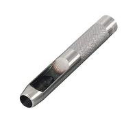 Weddecor Perforatrice Creuse pour Cuir - 16 mm - en Acier Massif - pour Le Travail du Cuir - Joint en Caoutchouc - Feuille Fine en Laiton - Outil de Coupe