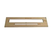WedDecor Pip Postal Taille Charge Guide Grand & Petit Lettre Emballage Service de Colis Tarifaire en Proportion Modèle Contreplaqué avec Règle 2 Taille Dimensions, Bois Couleur