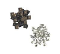 Weddecor Plastique Neuf Pyramide Clous - Bronze, 15mm