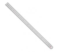 WedDecor Règle en métal de 100 cm, long outil de mesure de précision en cm | Règle à bord droit 2 côtés gravée profonde résistante à la rouille pour l'architecture, les collèges