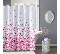 WedDecor Rideau de Douche de Salle de Bain imperméable, Anti-moisissure, résistant à la moisissure, 100% Polyester, Lavable et Facile à Nettoyer, mosaïque Rose, 180 x 180 cm