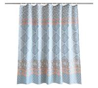 WedDecor Rideau de Douche de Salle de Bain Imperméable Résistant à la Moisissure et aux Mouilles, en Tissu 100% Polyester Robuste avec 12 Crochets de Rideau, 180 cm x 180 cm, Motif Damas