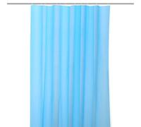 WedDecor Rideau de douche imperméable et résistant à la moisissure en PEVA résistant à la moisissure pour salle de bain avec 12 crochets en plastique blanc Bleu 180 x 180 cm