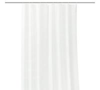 WedDecor Rideau de douche résistant à la moisissure et imperméable en PEVA résistant à la moisissure pour salle de bain avec 12 crochets en plastique blanc Ivoire 180 x 180 cm