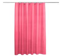 WedDecor Rideaux de douche résistants à la moisissure, étanches en PEVA, rideaux de bain robustes, avec 12 crochets en plastique blanc, 180 cm x 180 cm, rose vif