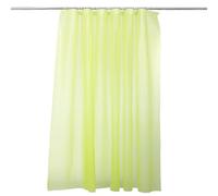 WedDecor Rideaux de douche résistants aux moisissures, imperméables en PEVA Rideaux de douche robustes pour salle de bain, avec 12 crochets en plastique blanc, 180 x 180 cm, vert citron
