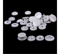 Weddecor sans Couture Véritable Kam Barrettes Presse Plastique Éléments de Fixation Boutons T3 Taille pour Bricolage Arts & Loisirs Créatifs Vêtements Enfant Wear Bavettes Couches en Laine Tissus Noir
