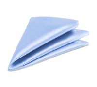 WedDecor Satin pour Hommes Mouchoir Poche Carré Couleur Unie Mouchoir - Polyester Souple Foulard Magnifique Accessoire Mode pour Fête de Noël, Mariage, Habillé Occasions,Événements,Graduation