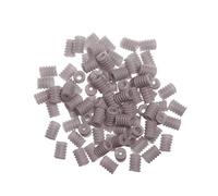 Weddecor Silicone Cordon Serrures Réglable Curseur Bouton non Dérapant Extrémité Bouchon Fermoir Durable Boucles Pour Élastique Cordons, Lacets de Chaussures, Sacs à Dos, Faisant Visage Housse