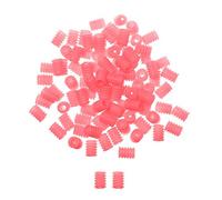 Weddecor Silicone Cordon Serrures Réglable Curseur Bouton non Dérapant Extrémité Bouchon Fermoir Durable Boucles Pour Élastique Cordons, Lacets de Chaussures, Sacs à Dos, Faisant Visage Housse