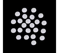 Weddecor Silicone Cordon Serrures Réglable Curseur Bouton non Dérapant Extrémité Bouchon Fermoir Durable Boucles Pour Élastique Cordons, Lacets de Chaussures, Sacs à Dos, Faisant Visage Housse