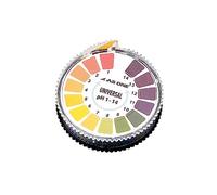 WeddHuis 1 Pcs 5m Papier Test de pH Universel Bandes de Test pH Rouleau de Bandes de Test pH, Mesure de pH Gamme Complète 0-14
