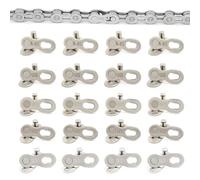 WeddHuis 10 Paires Bicyclette Manquant Lien Manque Link pour Vélo 6-7-8/9/10/11/12Vitesses Chaîne de Vélo Réutilisable Lot de Connecteur de Chaîne Vélos Attache Rapide Chaine pour Réparation VTT