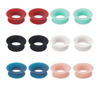WeddHuis 12 pièces Mute Style Pack pour bouchons d'oreilles, bouchons d'oreilles en silicone, Mute Insert Style Pack, bouchons d'oreilles Daily Control Bundle (6 couleurs)