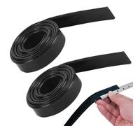 WeddHuis 2 Pièces Raclette, Lèvres Caoutchouc de Rechange Accessoire, Remplacement pour Raclette de Fenêtre et Raclette Vitre Silicone, Zuschneidbar et Souple, Idéal pour Nettoyage Vitre (105 cm)