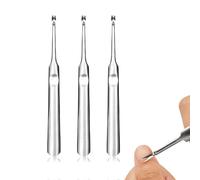 WeddHuis 3 Pièces Coupe-Cuticules, Repousse-Cuticules, Cuticle Trimmer, Nail Art Cuticle Pusher, pour Soin des Ongles de Doigts et Pieds, Manucure et Pédicure, Femmes et Filles (Argent)
