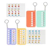 WeddHuis 4 Pcs Tableaux de Check-list Réutilisables, Planificateurs de Tâches pour Quotidien & To-Do List, Tableau Mémo pour Adultes & Enfants, pour Famille & École