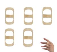 WeddHuis 5 Pièces Attelle de Doigt Imperméable en Plastique, Protection des Doigts, Orthèse pour Doigt en Marteau, Arthrite et Articulations des Doigts