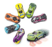 WeddHuis 6 Pièces Voiture Jouet Stunt 360° Tournant, Voiture à Friction Rebondissante, Alliage Tire-bouchon Catapulte, Modèles Mini Voiture Créativité Prix de Jouet pour Enfants Garçons (Aléatoire)