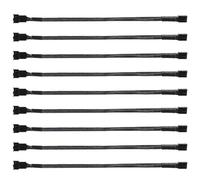 WeddHuis 8 PCS Ordinateur Cas cable,Adapté à Différents Types de Radiateurs Large Chassis Puissance Carte Mère d'extension à manchon