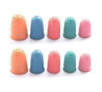 WeddHuis Ensemble de 10 Protecteurs de Doigts en Caoutchouc et Silicone Réutilisables pour Comptage, Assemblage d'Argent, Écriture et Tri - Disponibles en 5 Tailles et Couleurs