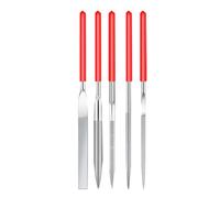 WeddHuis Jeu de 5 PCS Mini Limes a Aiguilles en Diamantée, Mini Set, Nadelfeilen Set Métallique, Manuels Polissage pour Bois, Bijoux, Bricolage, Métal, lime a bois, outils