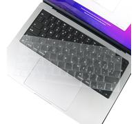 WeddHuis Protection Clavier pour MacBook Air M2 M3 (13.6"/15.3") 2022-2024, Mac Pro M1/M2/M3 (14"/16") 2021-2023, AZERTY Disposition FR