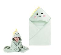 WeddHuis Serviette à Capuche Bébé, Peignoir De Bain En Tissu Éponge, Cape de Bain Bebe Garcon, Cadeau Naissance Garcon, Pour Garçon Et Fille
