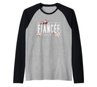 Wedding and Engagement Funny Bride and Bridesmaid Fiacée Manche Raglan